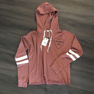 Lucky Brand Distressed Hoodie